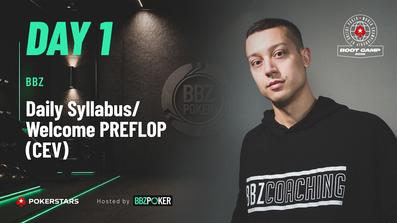 PokerStars Bootcamp 2026 | Pre-Flop Ranges and Range Betting with BBZ