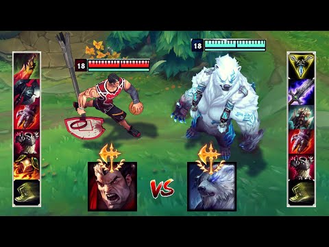 REWORK VOLIBEAR vs DARIUS FULL BUILD FIGHTS & Best Moments!