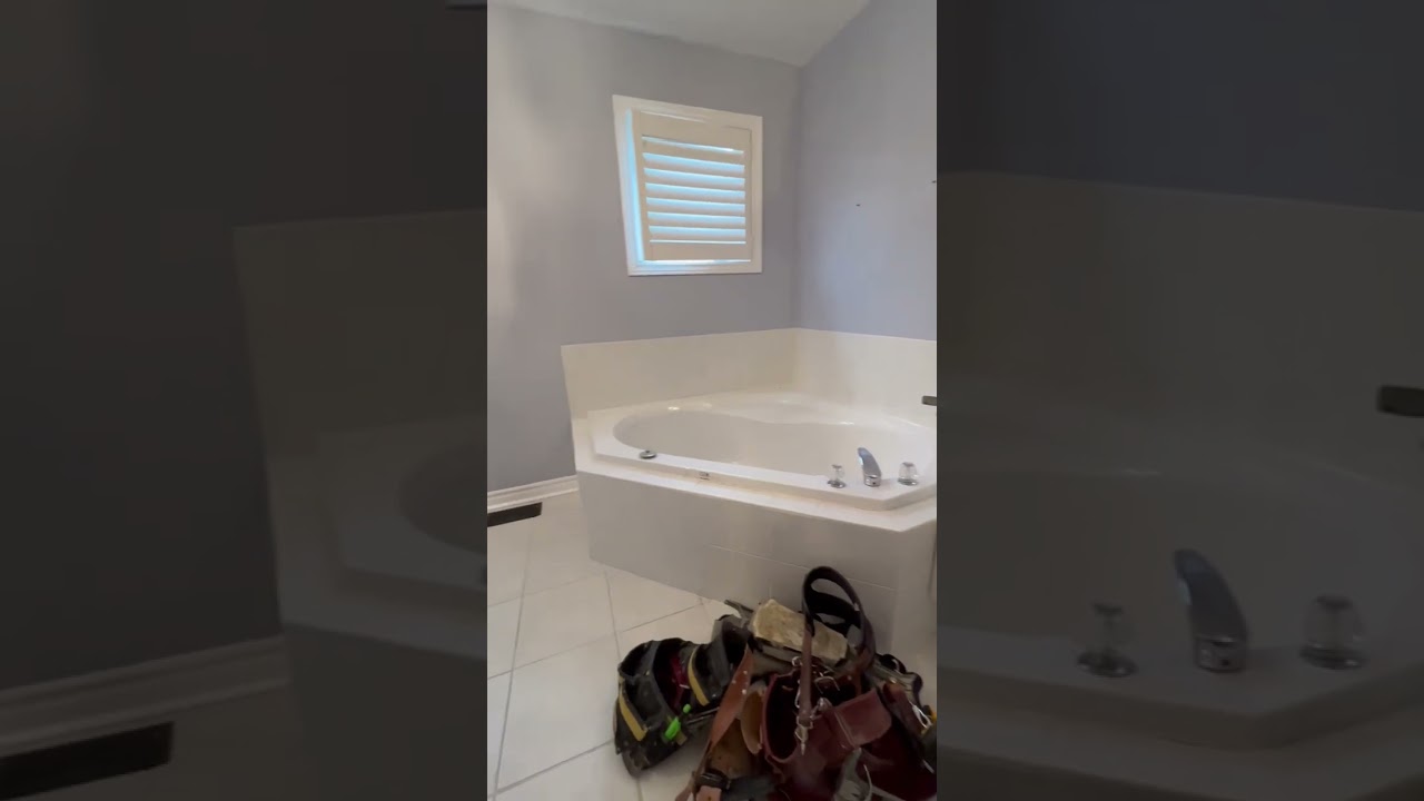 Before remodel bathroom #bathremodel #bathroomdesign #renovation #demo #beforeandafter ￼