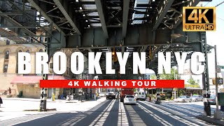 🇺🇸 NEW YORK CITY Walking Tour [4K HDR 60fps] - BROOKLYN - BROADWAY MYRTLE