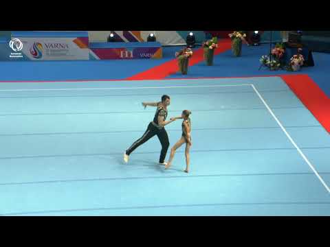 Ivan Labunets & Yevfrosyniia Kryvytska (UKR) - 2023 ACRO European Champions, Junior Balance