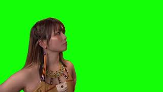 Yuka Sakazaki green screen