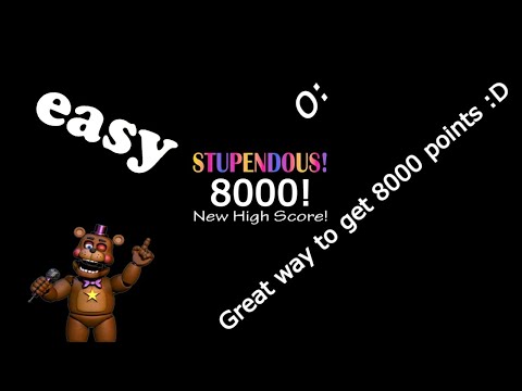 How To Get 8000 Points In Ultimate Custom Night Easy :D - Five Nights at Freddy's UCN 8000 Points :D