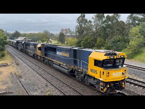 Pacific National’s 9035, 9033 & 9015 at East Maitland - 1/7/25