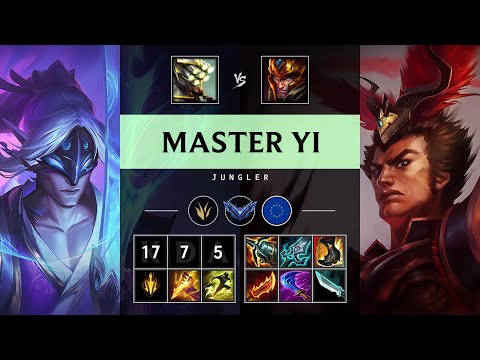 Master Yi Jungle vs Jarvan IV - EUW Diamond Patch 25.20