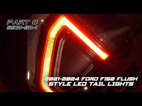 ORACLE Lighting Flush Style LED Tail Lights for 2021-2024 Ford F-150 Installation Guide