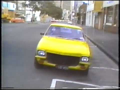 Melbourne Car Scene Mid 1980's. Car Meet Plus Burnouts in Carlton- Lygon Street and Bouverie Street.