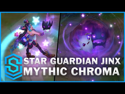 Mythic Star Guardian Jinx Chroma Comparison | League of Legends