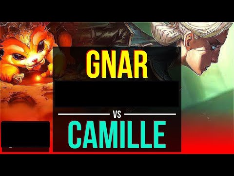 Gnar Vs Camille TopLane Matchup Early Lane Phase.