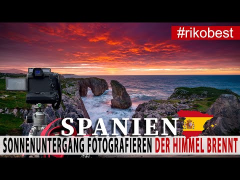Sonnenaufgang & Sonnenuntergang richtig Fotografieren wenn der Himmel brennt - Fotowalk in Spanien