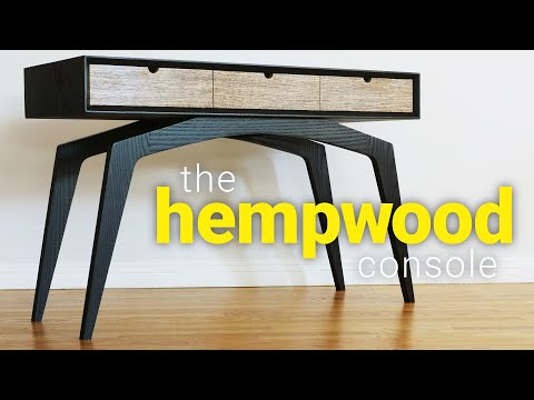 How to Build a Modern Console Table  | Woodworking
