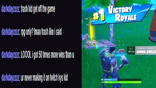 I put Twitch in my Fortnite name and danced on everybody I killed... (ANGRY REACTIONS)
