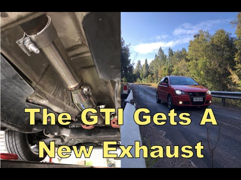 The GTI Gets A New Exhaust!