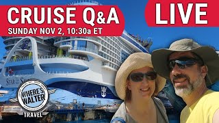 LIVE Cruise Q&A | Sunday November 2, 10:30a ET