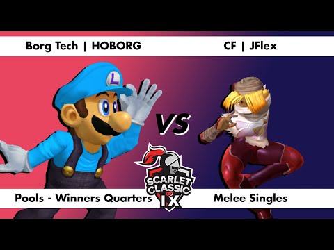 Scarlet Classic IX Melee -  Hoborg (Luigi) vs JFlex (Sheik) - Pools - Winners Quarters