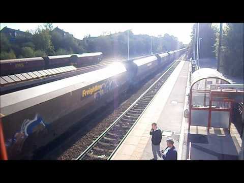 66951 & 66550 pass through Knottingley