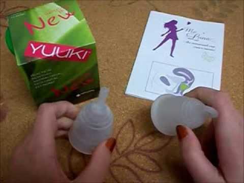 Yuuki Classic Small vs  Meluna USA Sport Medium ~ Menstrual Cup Comparison