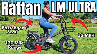Not Your Average Folding E-Bike…120 Mile Range! (Rattan LM Ultra Electric Bike)