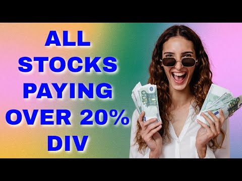 All Stocks Paying Above 20% Dividend