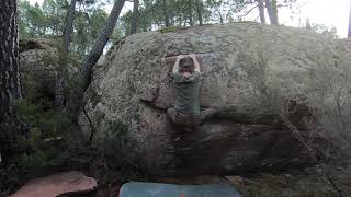 Video thumbnail of El mantelador, 7a. Albarracín