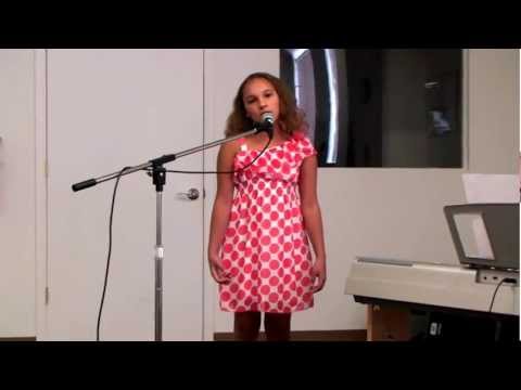 10 year old Genevieve sings 'O Mio Babbino Caro'