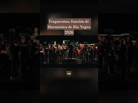Fragmentos de la función de Filarmónica de Río Negro en Villa Regina