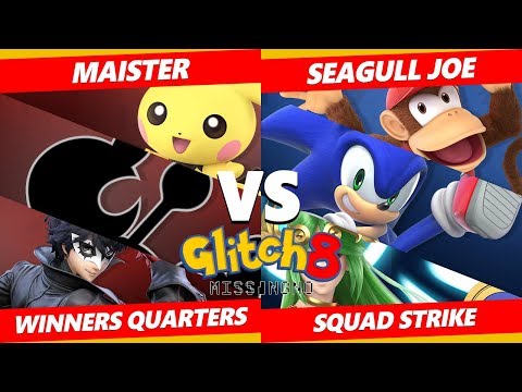 Glitch 8 SSBU - Maister Vs. Seagull Joe - Smash Ultimate Squad Strike Winners Quarters