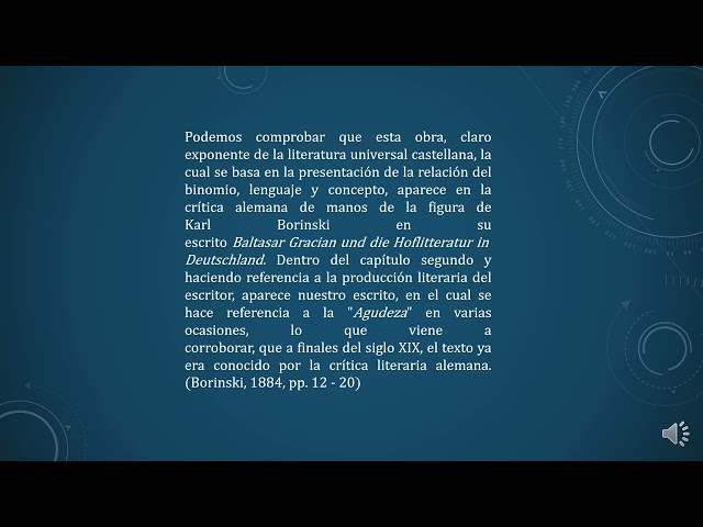 Vídeo relacionado con Arte de ingenio, Tratado de la agudeza
