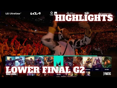 FNC vs MAD - Game 2 Highlights | Lower Final LEC 2023 Season Finals | Mad Lions vs Fnatic G2