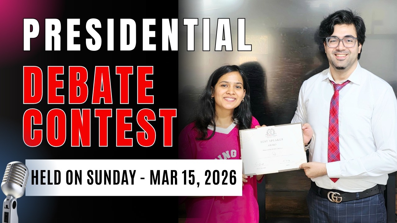 (Join: 9999947824) Highlights: Presidential Debate Contest Held On 15-03-26 By WabsTalk #viralvideo