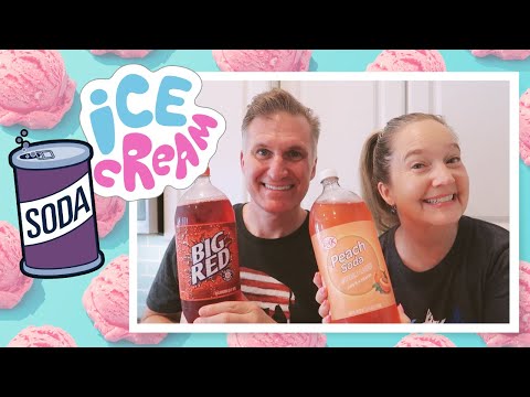 Homemade Soda Pop Ice Cream 😋 Tastes like summer in the 80s!