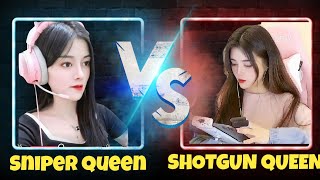 Sniper Queen Vs Shotgun Queen 👸  Pubg Mobile 1v