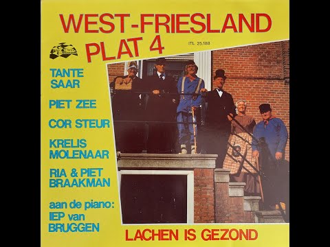 West Friesland Plat - 4 Side B Ivory Tower ITL 25.188. West Friese Humor.