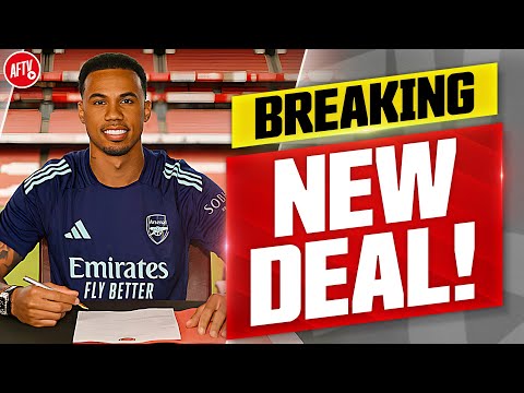 BREAKING NEWS: Gabriel Signs Long-Term Contract Extension At Arsenal