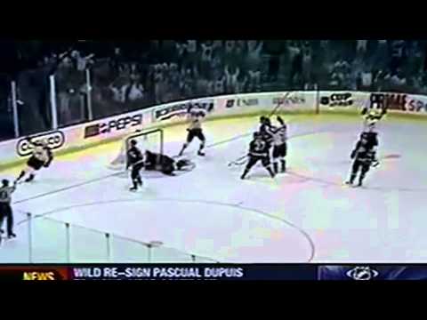 Sandis Ozolinsh goal 1996 WCQF Canucks vs Avalanche Game 1
