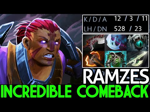 RAMZES [Anti Mage] Pro Carry Farming Incredible Comeback Dota 2
