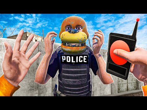 ESCAPING Prison with FNAF Mask - Bonelab VR Mods