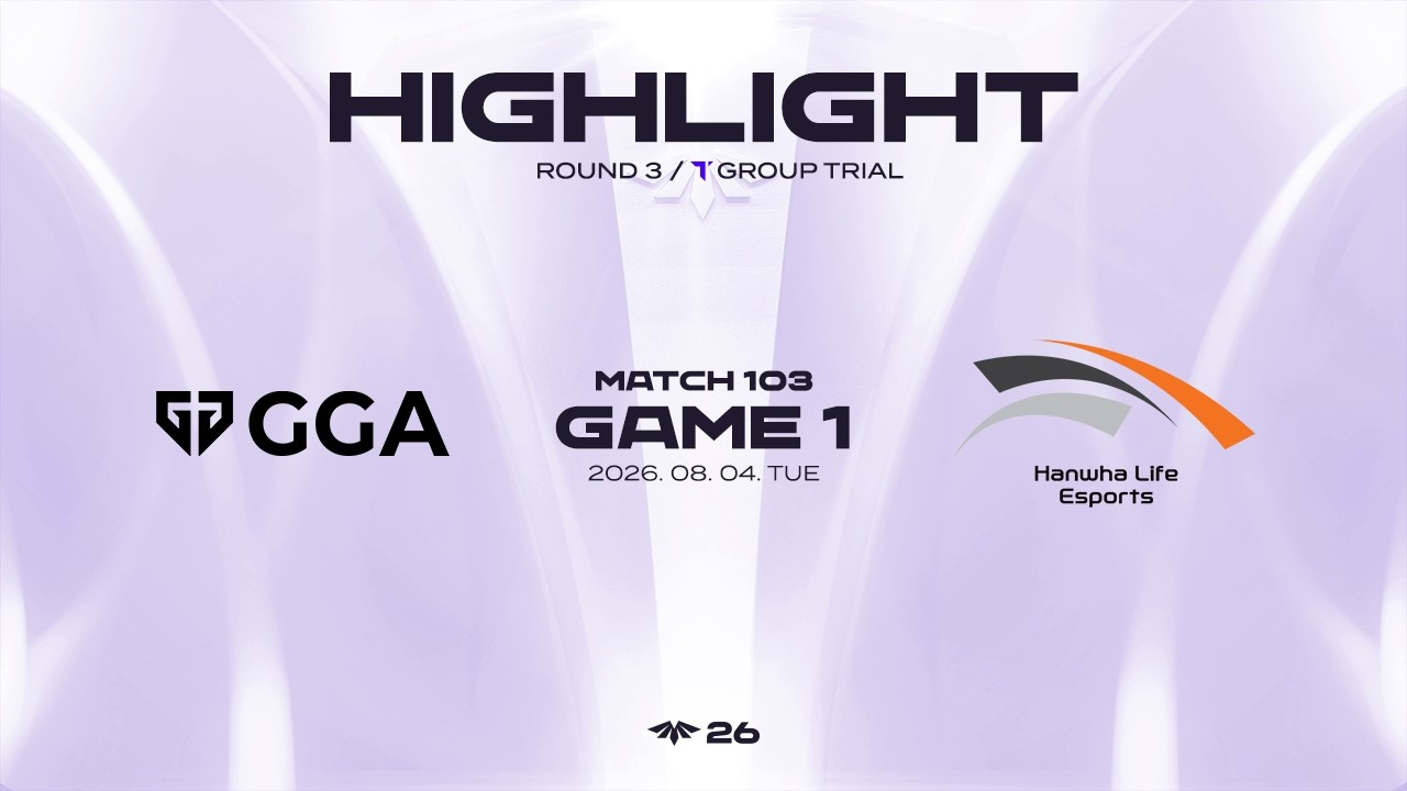 GGA vs HLE 게임 1 하이라이트 | 08.04 | 2026 LCK CL ROUND 3