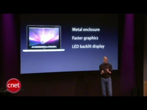 Steve Jobs announces the new MacBook