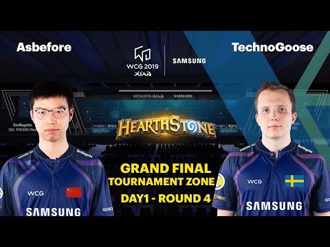 WCG 2019 Xi’an Grand Final, Hearthstone Group Stage Round 4, Asbefore vs TechnoGoose