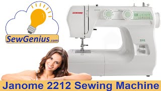 Janome 2212 Sewing Machine Demonstration