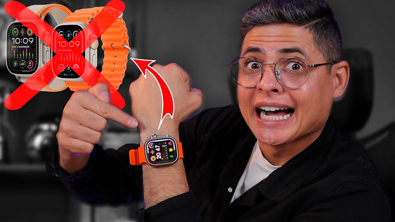 Comprei o APPLE WATCH Ultra com CÂMERA no AliExpress! Será que FUNCIONOU? Unboxing e Impressões
