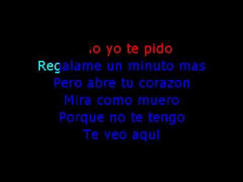 Wason Brazoban Ft Badir Regalame Un Minuto Mas   karaoke completo