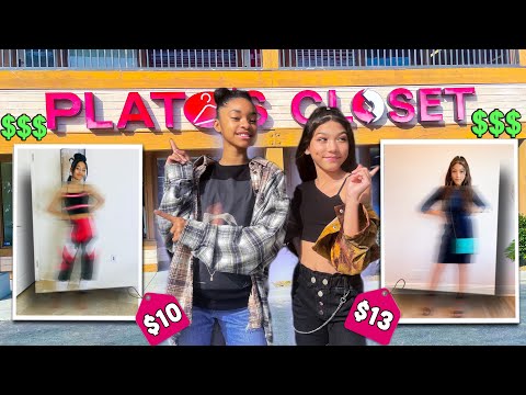 Who Can Find the CUTEST OUTFIT in a Thrift Store - Challenge | Txunamy