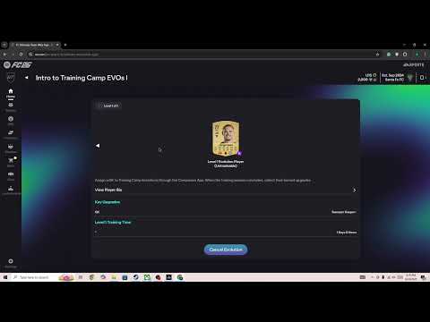 FC 26 Training Camp Explained - How to Training Camp Evolution Works & Unlocking Players