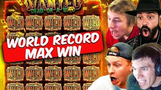 WANTED DEAD OR A WILD WORLD RECORD BIGGEST WIN: Top 10 (Trainwreckstv, Roshtein, Spinlife)