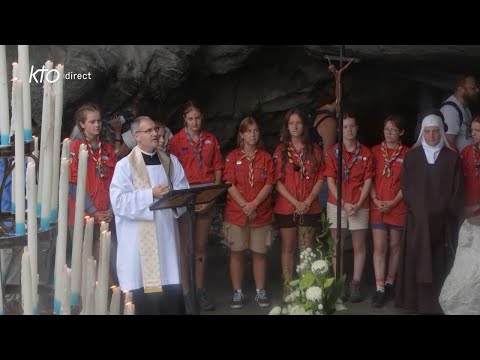 Chapelet du 19 juillet 2023 à Lourdes