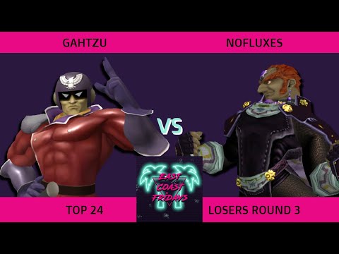 Gahtzu (C. Falcon) vs. NoFluxes (Ganondorf) - ECF 176 Top 24 Losers Round 3 SSBM