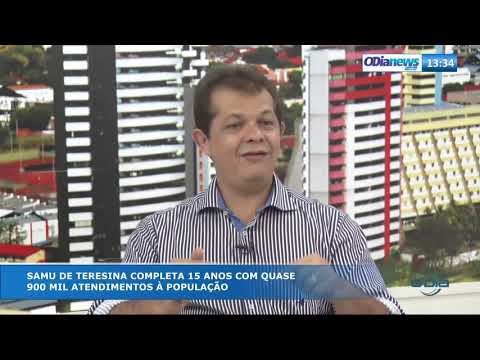 O DIA NEWS 25 09   JoseÌ Ivaldo (Dir. TeÌc. SAMU Teresina) - SAMU Teresina completa 15 anos