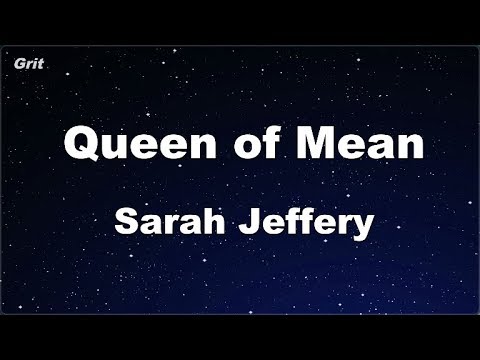 Queen of Mean - Sarah Jeffery Karaoke 【No Guide Melody】 Instrumental
